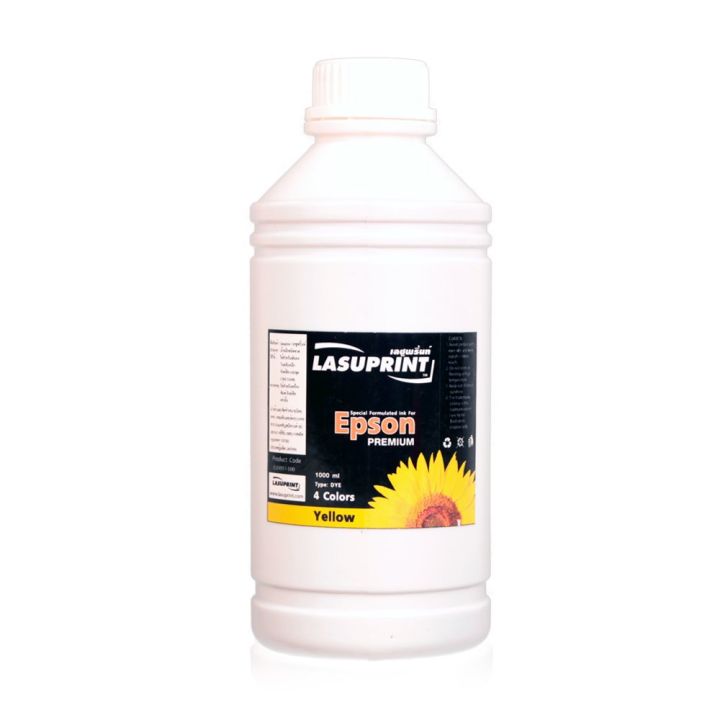 lasuprint-หมึกเติม-epson-inkjet-ขนาด-1000ml-yellow