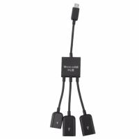 Micro USB OTG Charge HUB For smartphone and Tablet