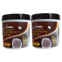 Jena Hair Treatment Wax with Coconut Oil 500 ml. สูตรจากน้ำมันมะพร้าว (แพ็คคู่)