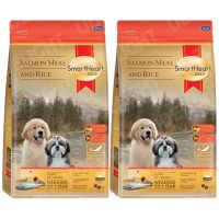 Smartheart Gold Salmon Meal &amp; Rice All Breeds Puppy Food 3Kg (2 bags) อาหาร ลูกสุนัข ทุกสายพันธุ์ รสปลาแซลมอน และข้าว 3 กก. (2 ถุง)