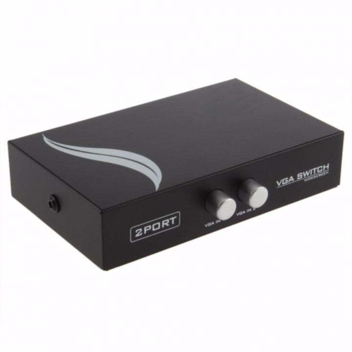 vga-switch-2x1-2-port-ตัวต่อ-vga-เข้า-2-ทาง-ออก-1-ทาง-black