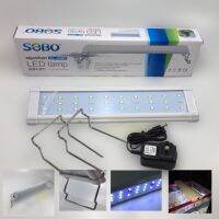 SOBOโคมไฟ LED สีขาว-ฟ้าสำหรับตู้ปลาขนาดความกว้าง/ความยาว38-52ซม.รุ่นAL-350P