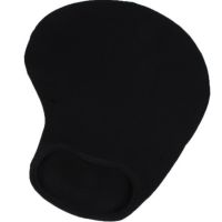 OKER แผ่นรองเม้าส์พร้อมเจลรองข้อมือ Mouse Pad with Gel Wrist Support black