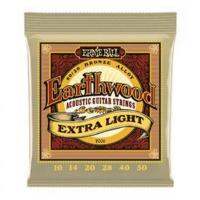 Ernie Ball สายกีตาร์โปร่ง Erthwd Extra Light 2006 .010-.050