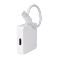 ตัวแปลง 3 in 1 Mini Display Port to VGA/DVI/HDMI Adapter Converter for Apple iMac Mac (White)