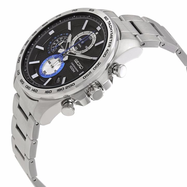 seiko-sport-นาฬิกาข้อมือผู้ชาย-chronograph-เรือนสแตนเลสหน้าปัดดำ-รุ่น-ssb257p1-black