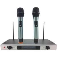 BASK SD-212E UHFไมโครโฟนไร้สาย ชนิดถือคู่ ปรับความถี่ได้ (Black)