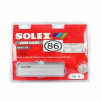 SOLEX โช๊ค โช๊คอัพ โช๊กประตู แบบแผง รับน้ำหนักได้ 60กก. (สีเงิน)