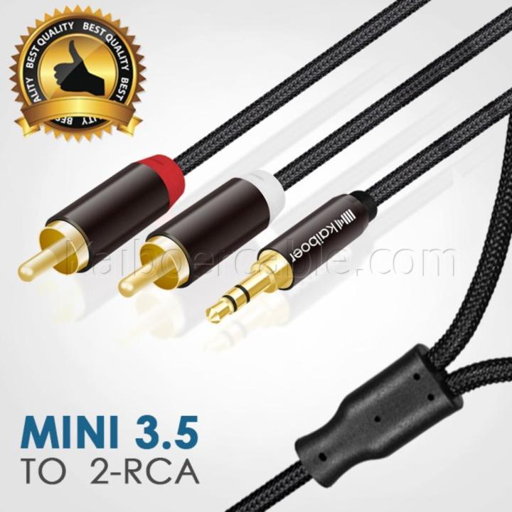 kaiboer-mini-3-5-mm-to-2-rca-ความยาว-1-5-เมตร