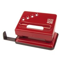 SAX เครื่องเจาะกระดาษ Compact (L) รุ่น 408 - Red