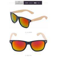 BEMUCNA Bamboo Sunglasses Men Wooden glasses  Brand Designer Original Wood Sun Glasses