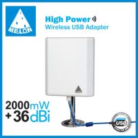 Outdoor &amp; Indoor USB Wifi Adapter Hight Power ตัวรับ Wfi ระยะไกล สัญญาณแรง