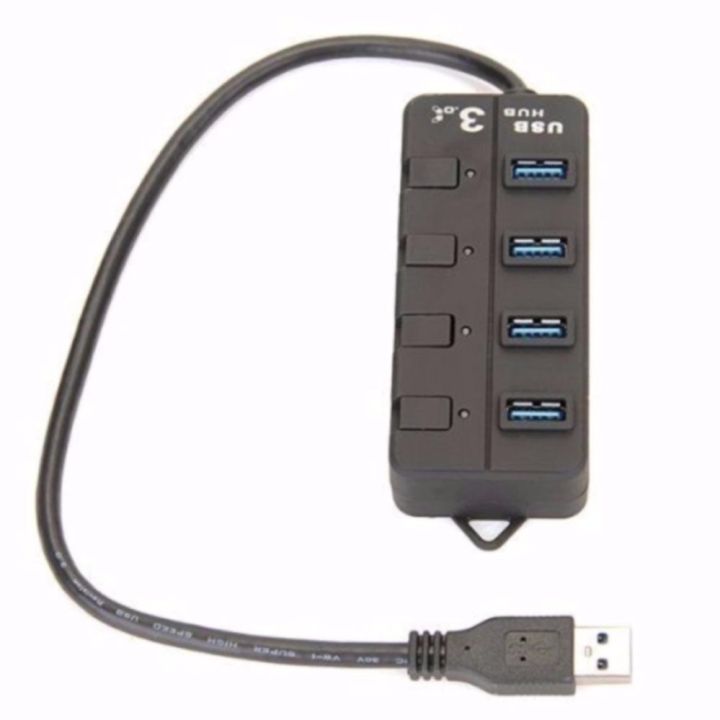 usb-3-0-hub-4-ports-hi-speed-for-pc-laptop-with-on-off-switch-black