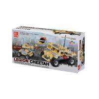 ProudNada Toys ของเล่นเด็กชุดตัวต่อเลโก้รถเครื่องบิน JIE STAR LEGION CHEETAH WARSHIP 55 PCS 29017-2