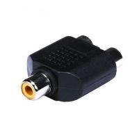 RCA Y-Splitters RCA Phono Female Jack to 2 RCA Phono Female Plugs Connector AV Audio/Video Adapter (Intl)