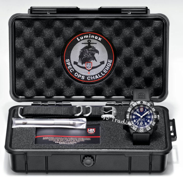 luminox-ประกันศูนย์-2ปี-limited-edition-spec-ops-challenge-3050-series-3053-soc-set-black-navy-white