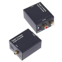 ตัวแปลงสัญญาณCoaxial and Optical to RCA converter (Black)