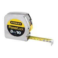 STANLEY  ตลับเมตร ยาว3 เมตร รุ่น Power Lock ลื่นใช้ง่าย  พกพาสะดวก