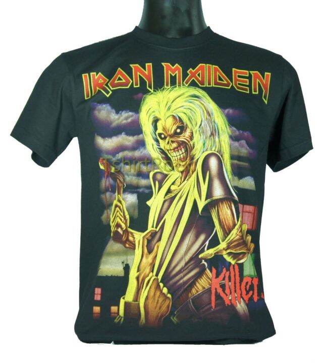 เสื้อวง-iron-maiden-เสื้อยืดวงดนตรีร็อค-เสื้อร็อค-irn1093-ส่งจาก-กทม