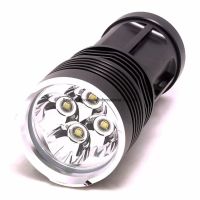 SKYRAY ไฟฉาย 4 ตา SKYRAY 4 x Cree XM-L2-U3 LED 6800Lm พร้อมที่ชาร์จถ่านและถ่านชาร์จ