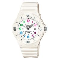 นาฬิกา รุ่น Casio นาฬิกาข้อมือ ผู้หญิง สายเรซินสีขาว รุ่น LRW-200H-7B ( White ) จากร้าน MIN WATCH