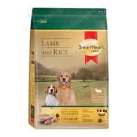 Smartheart Gold สมาร์ทฮาร์ท โกลด์ อาหารสุนัข รสเนื้อแกะและข้าว สำหรับ สุนัขโตพันธุ์กลาง-ใหญ่ 7.5กก. (1 ถุง) Smartheart Gold  Lamb&amp;Rice for Adult Medium to Large Dog Food 7.5Kg (1 unit)