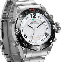 WEIDE – WH-2310-2: นาฬิกาข้อมือควอทซ์ 2ระบบ (เข็ม/LEDซ่อนใต้หน้าปัทม์)