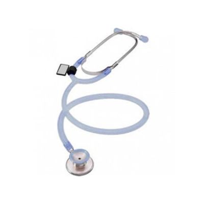 MDF หูฟังทางการแพทย์ Stethoscope Dual head 747#IIC ( สีฟ้าใส)