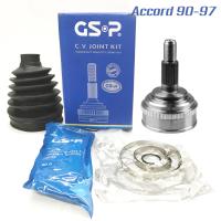 GSP หัวเพลาขับนอก Honda ACCORD 90-97 มี ABS ฟันนอก 28 รูใน 32 บ่าซีล 60 (หัวเพลาขับเคลื่อน) , Drive Shaft CV Joint Kit GSP Front Outer fits Honda 90-97 Accord ABS (28/32/60)