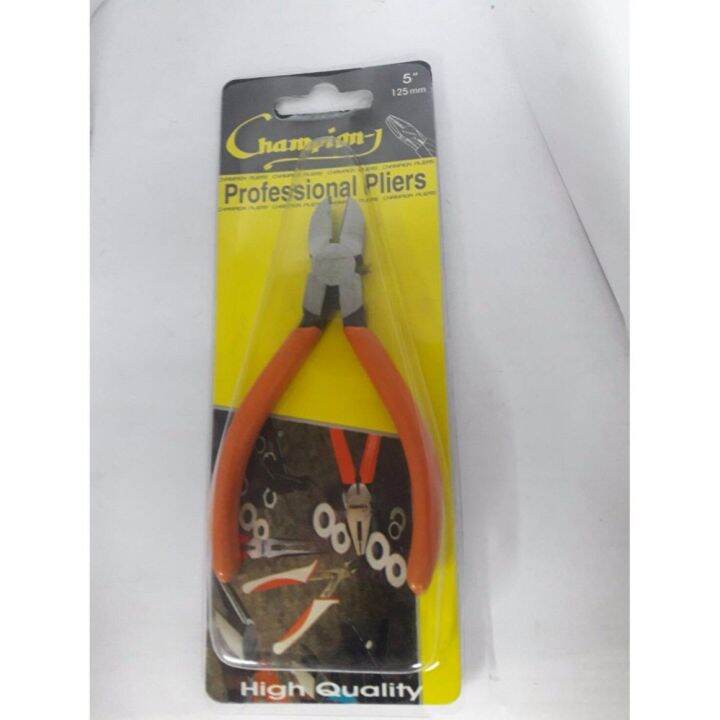 champion-mini-cutter-plier-for-professional-คีมตัดขนาด-5นิ้ว-125มิล-ยี่ห้อ-champion-รุ่น-มืออาชีพ-จากตัวแทนจำหน่าย