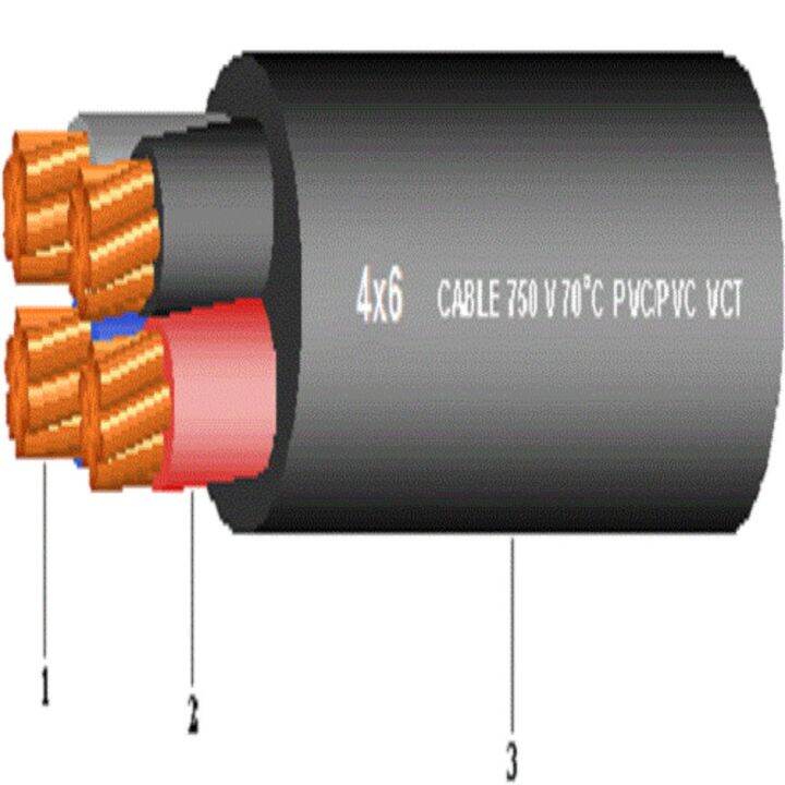 สายไฟดำ-หุ้ม-ฉนวน-2-ชั้น-เบอร์-6-vct-4x6-1ขด-100เมตร-นัดรับส่งของเท่านั้น-a29