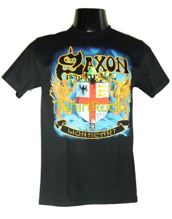 เสื้อวง-saxon-เสื้อยืดวงดนตรีร็อค-เสื้อร็อค-sxn1630-ส่งจาก-กทม