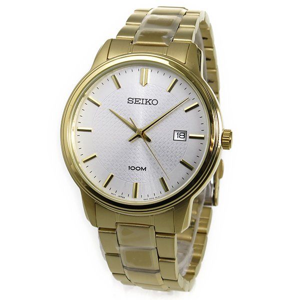 seiko-neo-classic-นาฬิกาข้อมือผู้ชาย-สายสแตนเลสทอง-รุ่น-sur198p1-สีทอง-สีเงิน