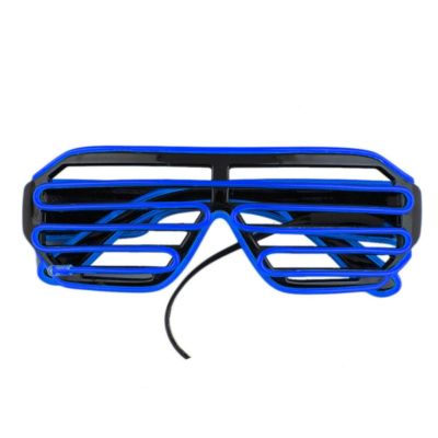 G2G แว่นตากิ๊บเก๋พร้อมไฟ LED ปรับได้ 3 ระดับ สีฟ้า จำนวน 1 ชิ้น