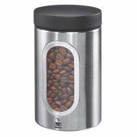 GEFU Coffee Tin PIERO 250g กระปุกใส่กาแฟ 250 กรัม รุ่น 16350 (Stainless/Black)