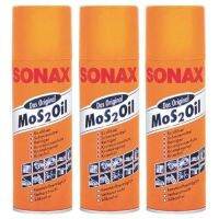 Sonax Lubricant and Corrosion protection MoS2 Universal Oil 400ml. (3 units) โซแนก น้ํามันหล่อลื่น เอนกประสงค์ สารหล่อลื่น 400มล. (3 ขวด)