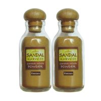 SandalHarvest Sandalwood Powder (Premium) 100% Fragrant Wood, No Fragrance, Color and Chemical Added 90 g.