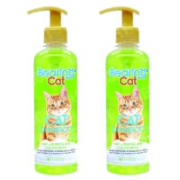 Bearing Cat Shampoo for Dry &amp; Sensitive Skin 350ml (2 bottles) แบริ่ง ครีม อาบน้ำ แมว สูตรอ่อนโยน สำหรับผิวบอบบาง แพ้ง่าย 350ml (2 ขวด)