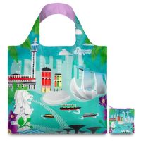 กระเป๋าผ้าLOQI รุ่นเออร์เบินสิงคโปร์ ใบใหญ่1ใบ+ใบเล็ก 1 ใบของแท้100% Shopping Bags Urban Singapore