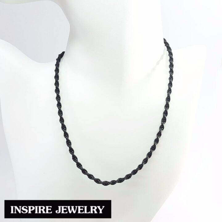 inspire-jewelry-สร้อยคอเชือกเทียนถัก-ลายบิดเกียว-งานฝีมือ-thai-handmade-ปราณีต