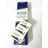 ใบมีดโกน 2 คมแบบดั้งเดิม ตรา Astra  3 กล่อง 15 ใบ  ของแท้แน่นอน