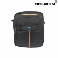 2017 แฟชั่น กระเป๋าสะพายข้าง สี ดำ แบรนด์ DOLPHIN BAG รุ่น D-112