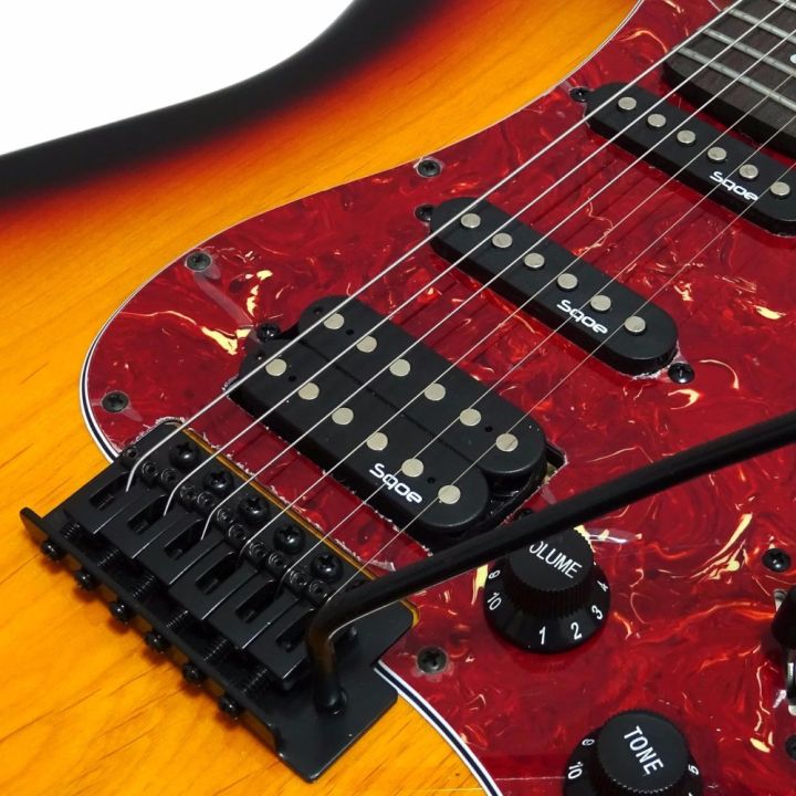 sqoe-sest230-electric-guitar-sunburst-color-free-guitar-bag-amp-cable-amp-pick