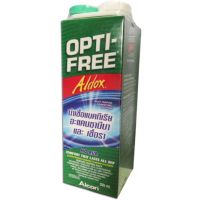 Alcon Opti Free Aldox ออฟติ-ออลด็อซ น้ำยาล้างคอนแทคเลนส์ พร้อมตลับใส่คอนแทคเลนส์ ขนาด 355 ml./กล่อง (1กล่อง)