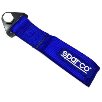 หูลากหน้า แบบผ้า SPARCO (สีน้ำเงิน)
