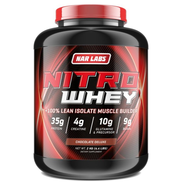 เพิ่มกล้ามเนื้อ-แน่นคมชัด-โปรตีนสูง-narlabs-nitro-whey-4-4lb-chocolate