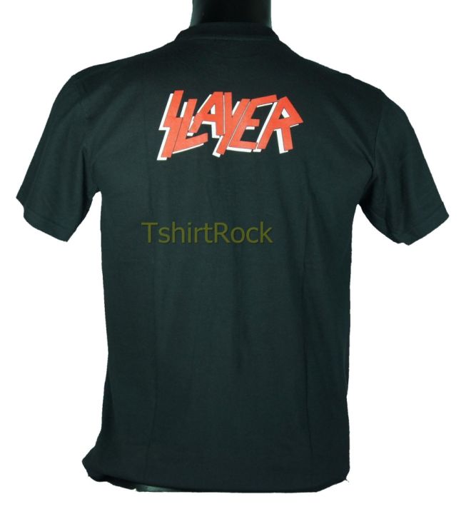 เสื้อวง-slayer-เสื้อยืดวงดนตรีร็อค-เสื้อร็อค-สเลเยอร์-slr1125-สินค้าในประเทศ