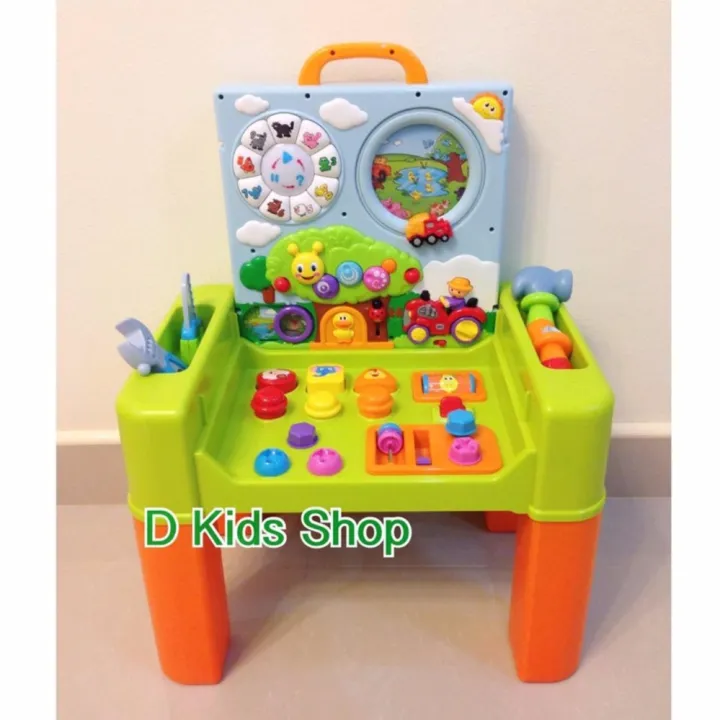 ของเล่น โต๊ะกิจกรรมเด็ก โต๊ะกิจกรรมอัจฉริยะ คุณหนูน้อย 6 in 1 สอนภาษา
