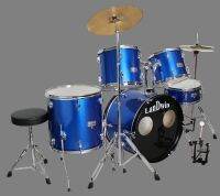 LanDwin กลองชุด 5 ใบ Drum Set 5 pcs 22"x16"x12LS-R/H/BK GPC 53-18 MU (สีน้ำเงิน)