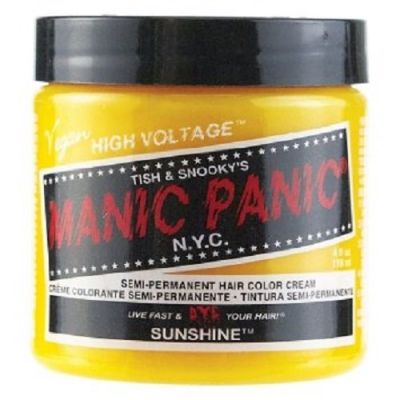 MANIC PANIC CLASSIC CREAM SEMI PERMANENT HAIR COLOR CREAM (SUN SHINE) 118 ml 1 Jar